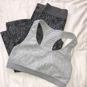 Fabletics sports bra and leggings